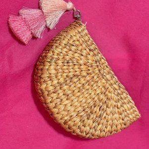 Sea and Grass Casey Pouch with Tassel
